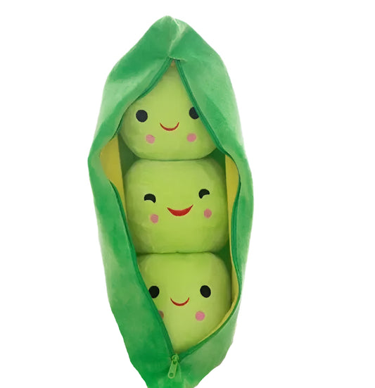 Pea Shaped Pillow Plush Toy