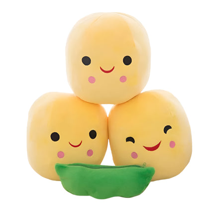 Pea Shaped Pillow Plush Toy