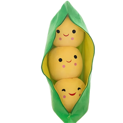 Pea Shaped Pillow Plush Toy