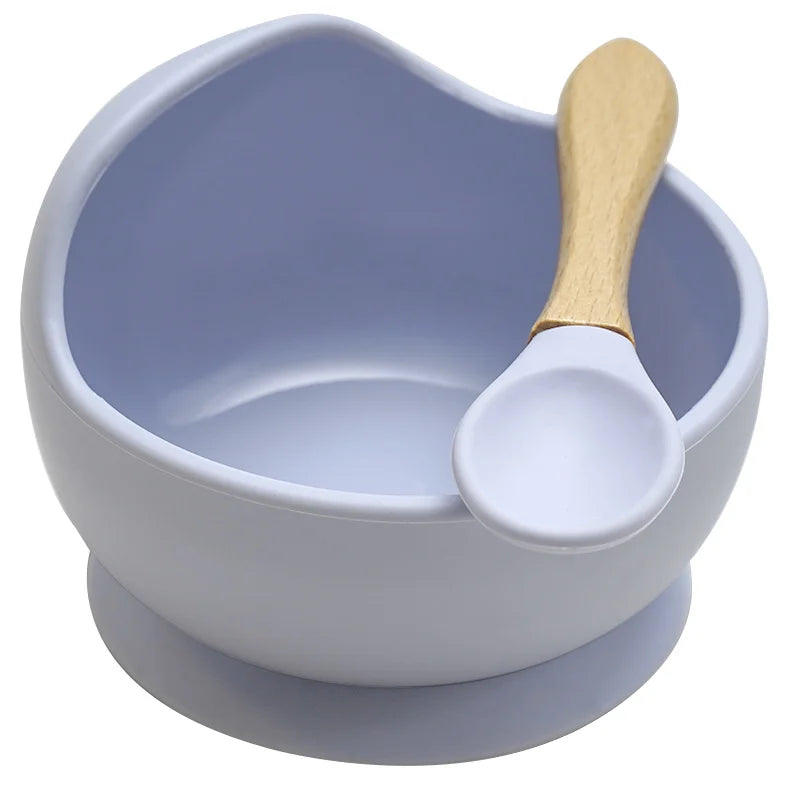 Silicone Baby Feeding Bowl Set