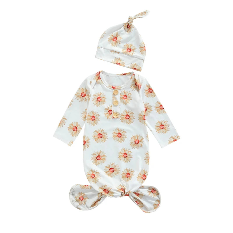 Baby Nightwear With a Hat