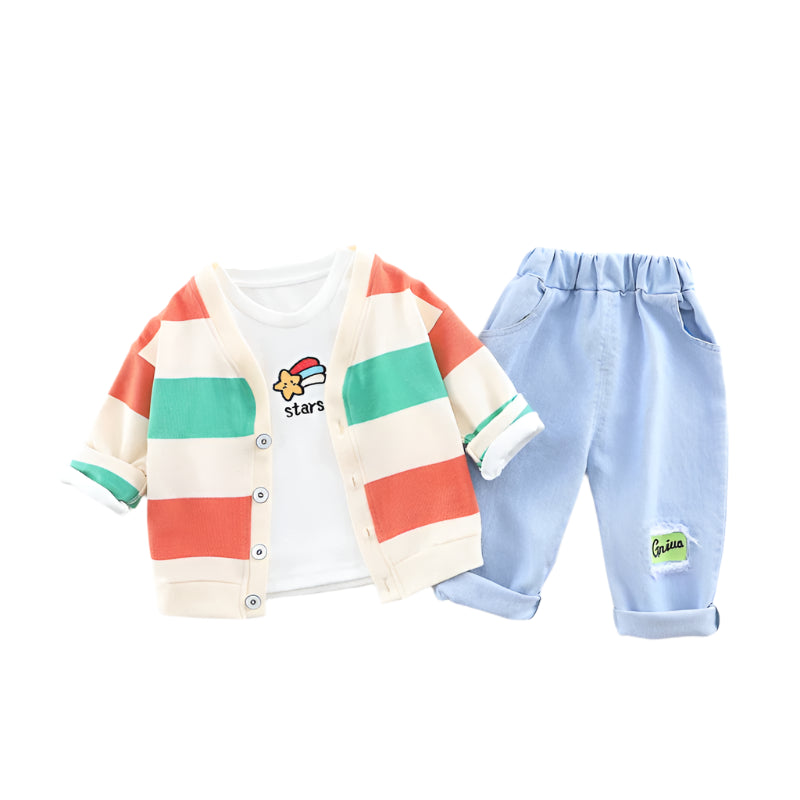 3Pcs Children Outfit Set