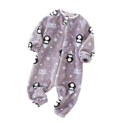 Unisex Toddler Cartoon Print Onesie