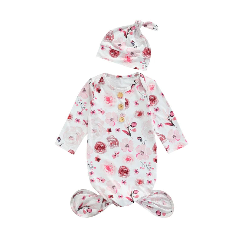 Baby Nightwear With a Hat