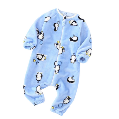 Unisex Toddler Cartoon Print Onesie