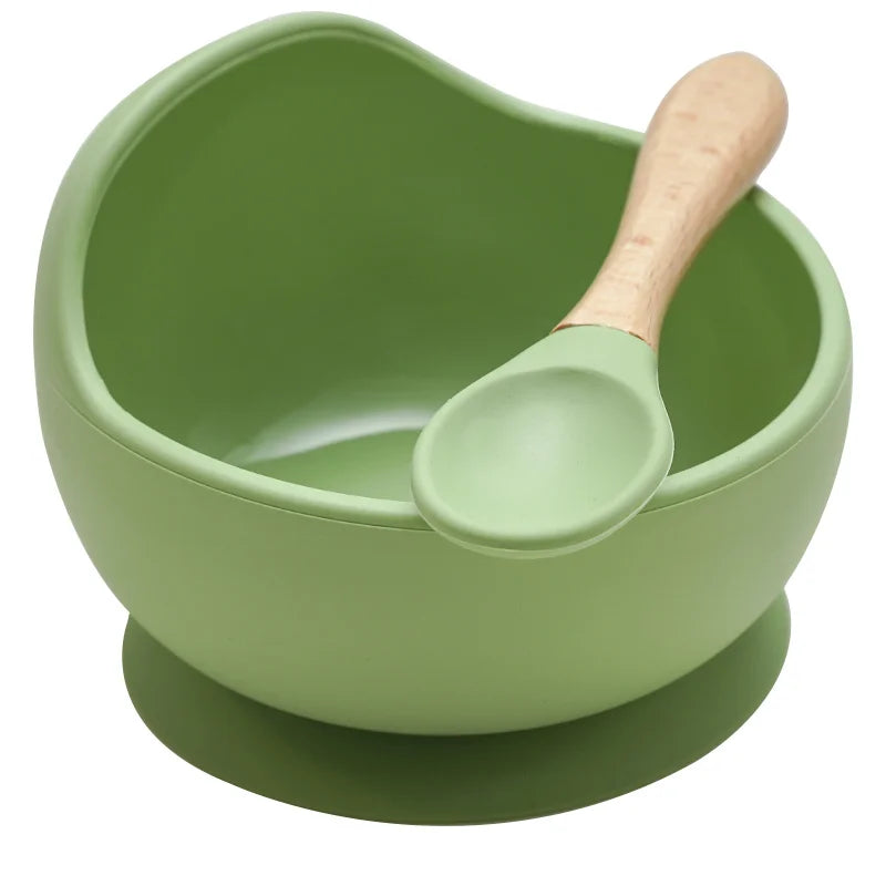 Silicone Baby Feeding Bowl Set