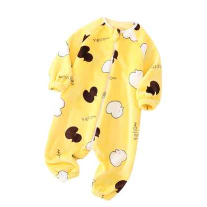 Unisex Toddler Cartoon Print Onesie