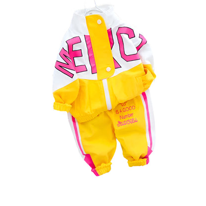 Colorful Children Tracksuit Set