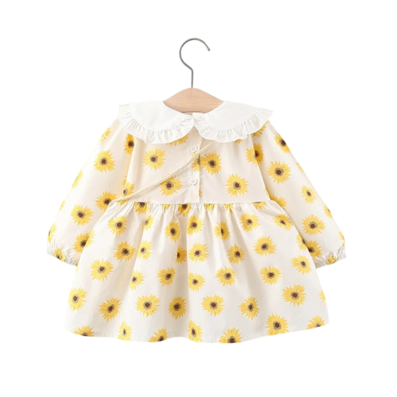 Two Piece Baby Girl Sunflower Dress