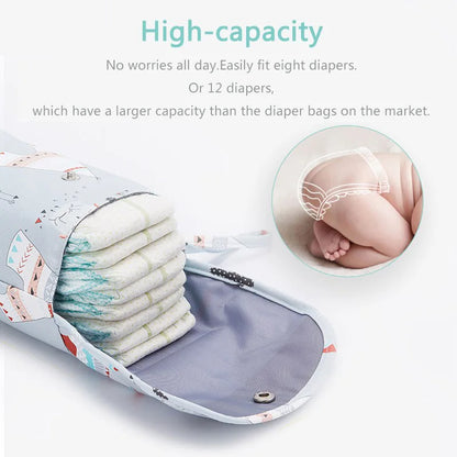 Waterproof Reusable Diaper Bag