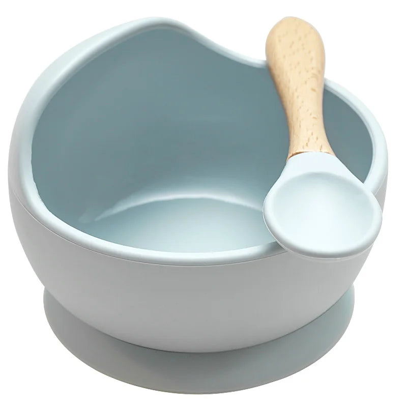 Silicone Baby Feeding Bowl Set