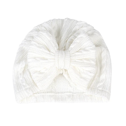 Bowknot Knitted Baby Hat