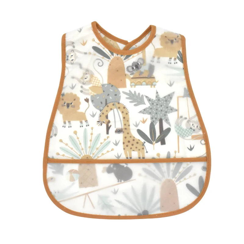 Cartoon Pattern Waterproof Bib