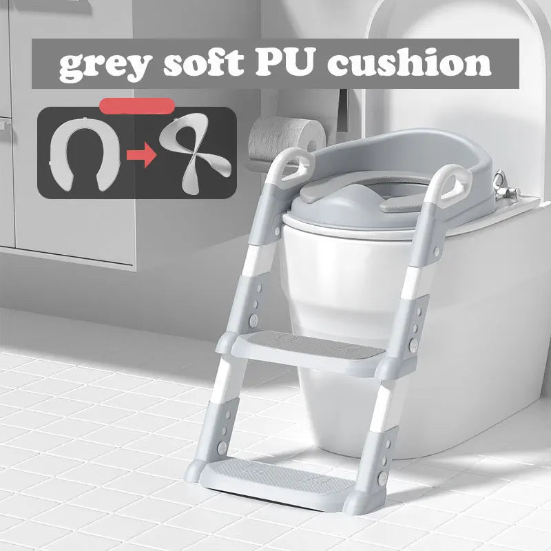 Foldable Potty Training Seat With Step Stool