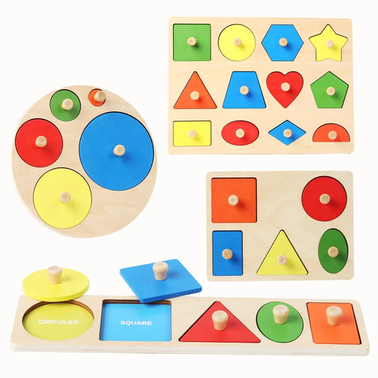 Montessori Shape Stacking Puzzle Toy