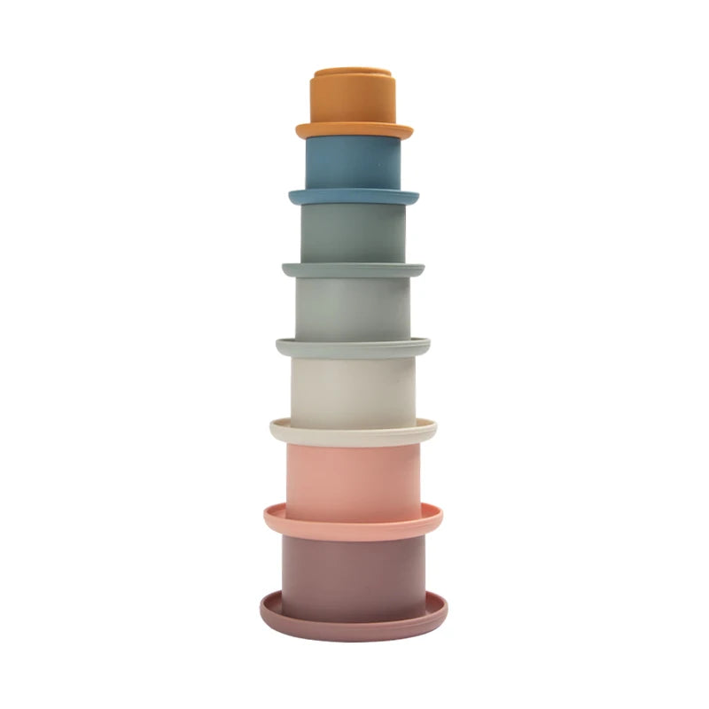 Baby Silicone Stacking Cups