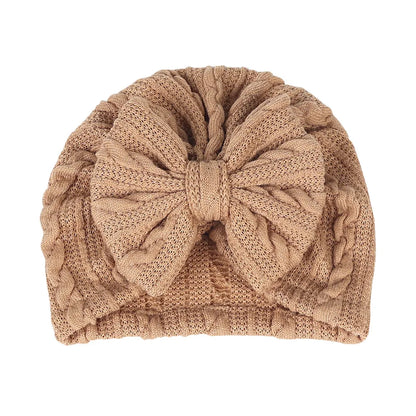 Bowknot Knitted Baby Hat