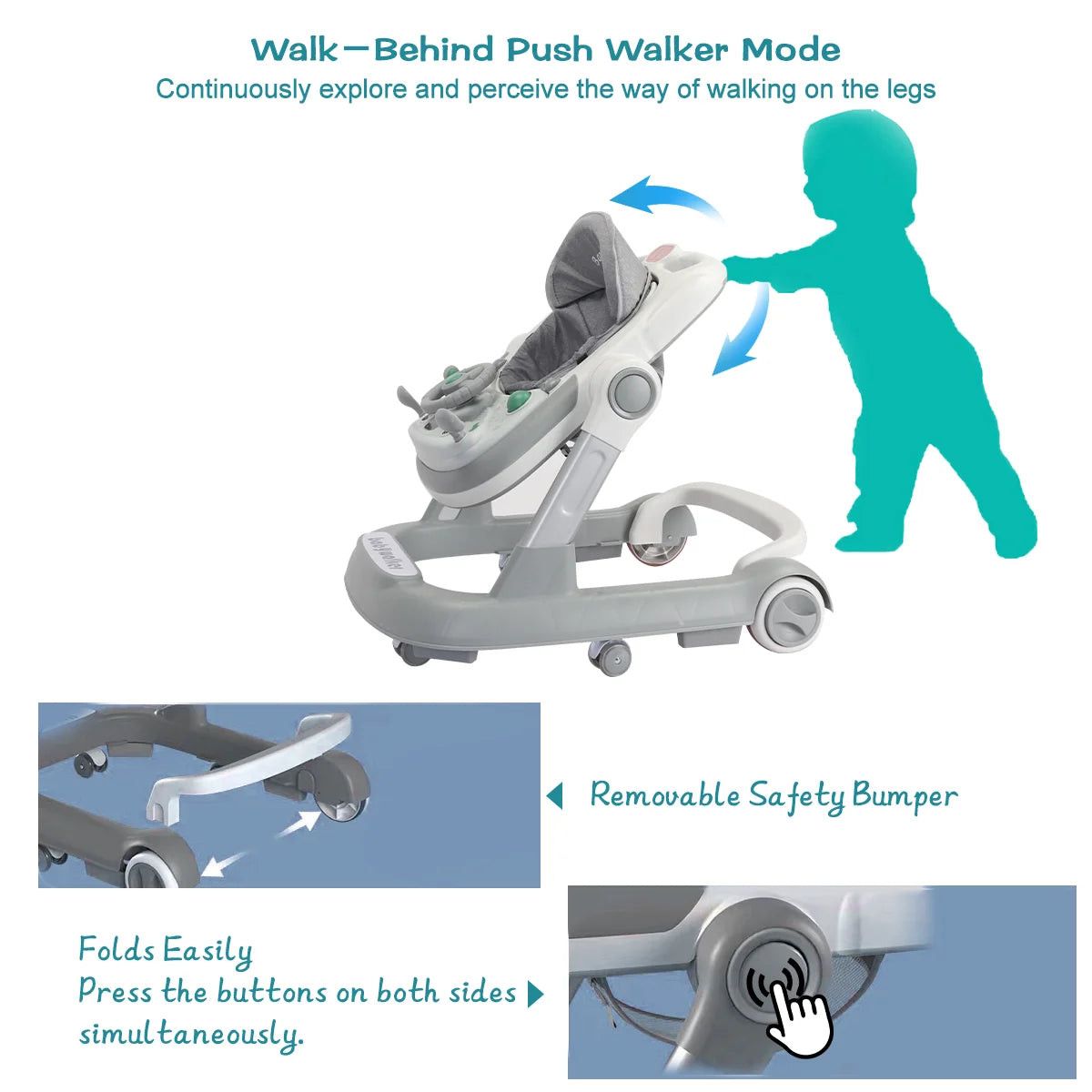 2-in-1 Push Walker