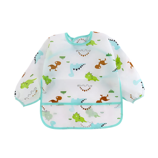 Cartoon Long Sleeve Bib