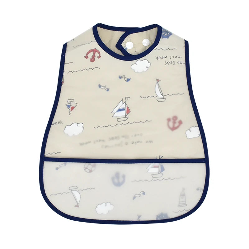 Cartoon Pattern Waterproof Bib