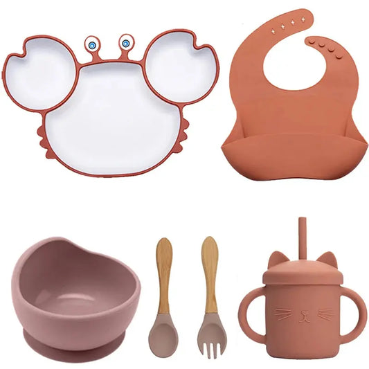 Silicone Baby Feeding Set, 6 Pcs My Store