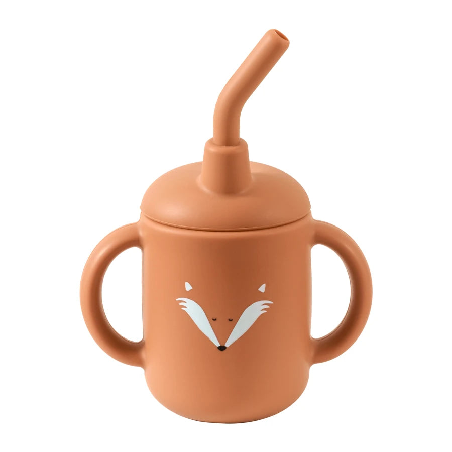 Portable Cartoon Multipurpose Training Cup With a Straw