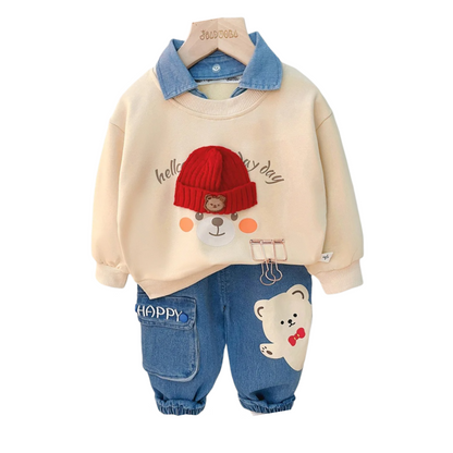 2Pcs Children Outfit Set