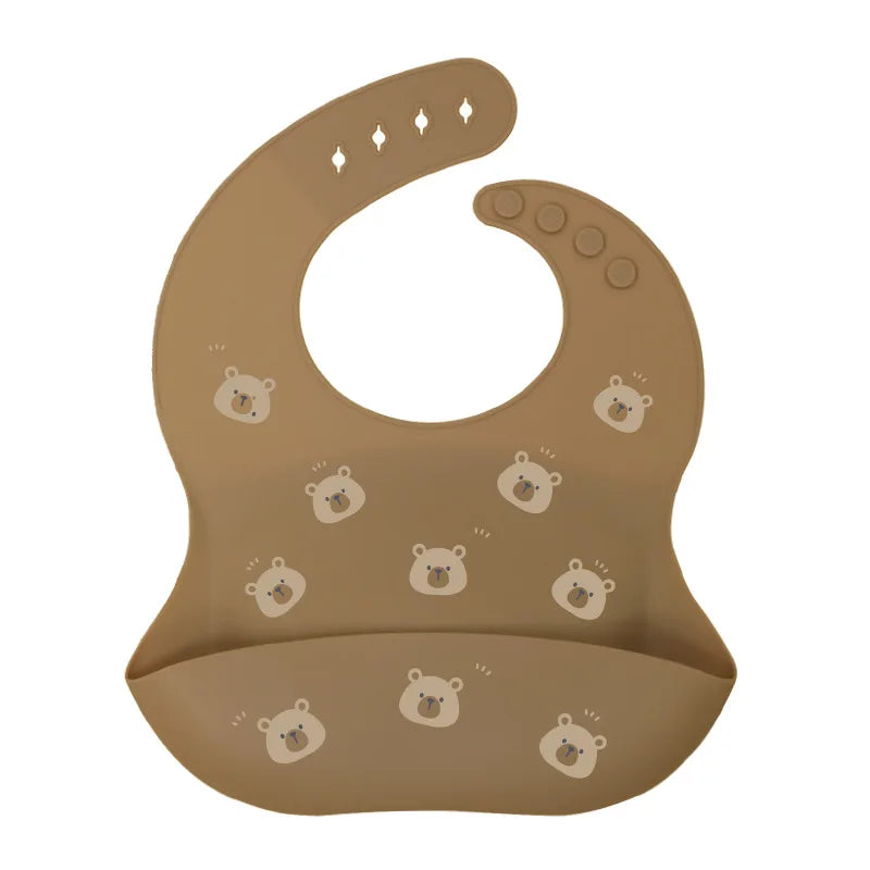 Baby Silicone Bib With a Pocket