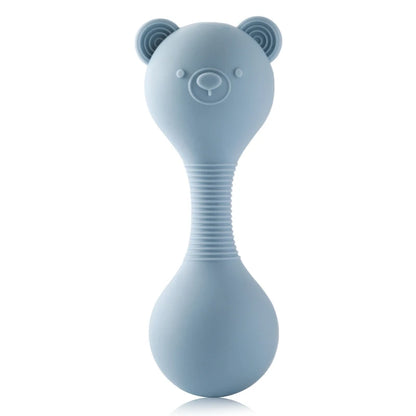 BPA Free Silicone Bear Rattle Toy