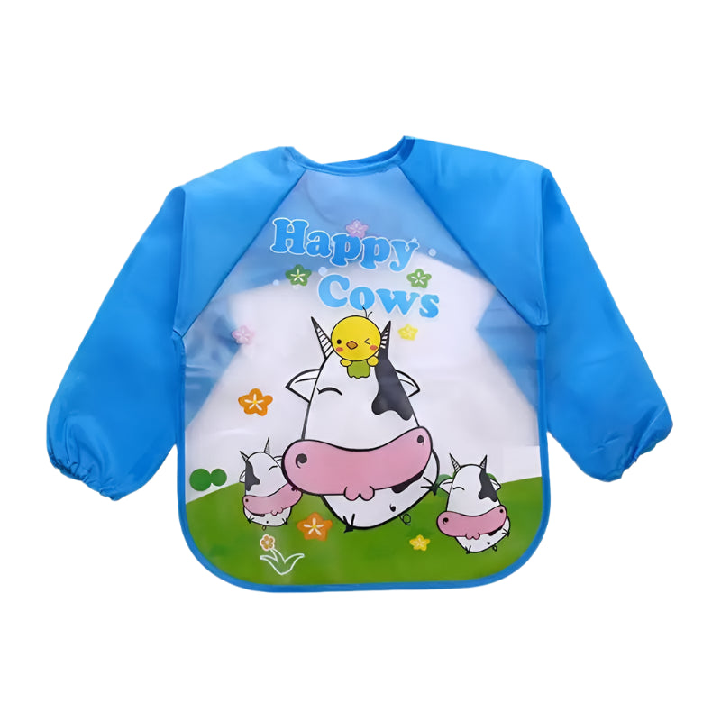 Longsleeve Bib With a Drawing Print