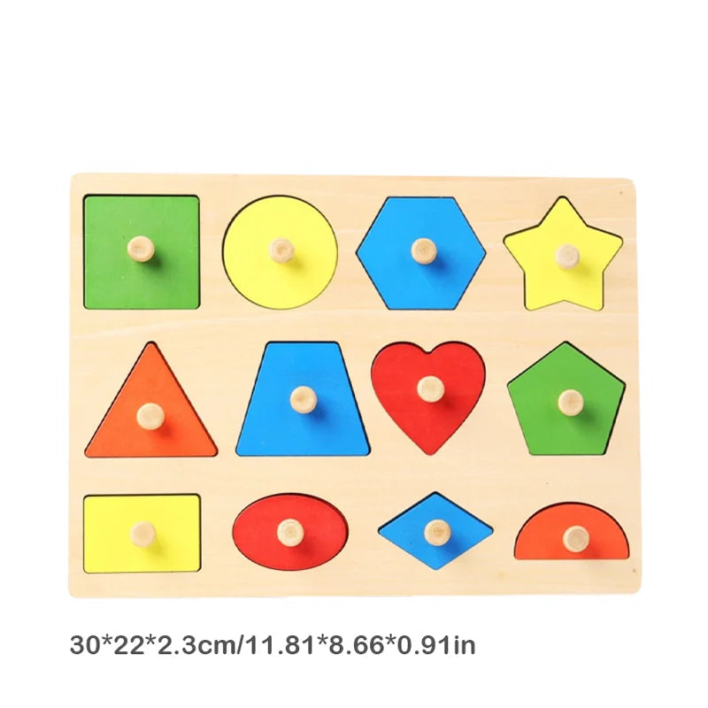 Montessori Shape Stacking Puzzle Toy