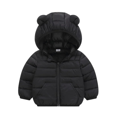 Toddler Unisex Coat With Bear Ears