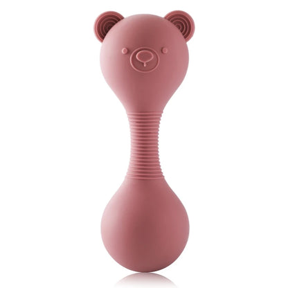 BPA Free Silicone Bear Rattle Toy