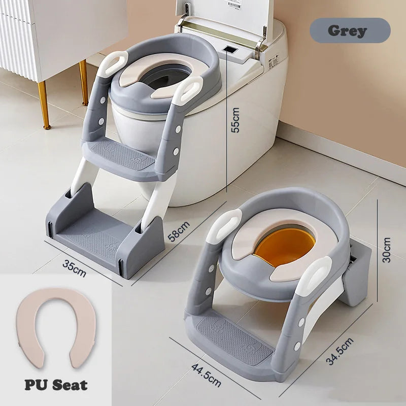 Foldable Potty Training Seat With Step Stool