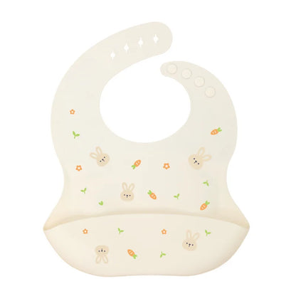 Baby Silicone Bib With a Pocket