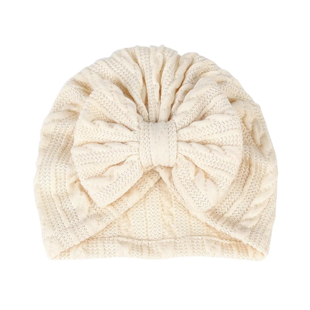 Bowknot Knitted Baby Hat