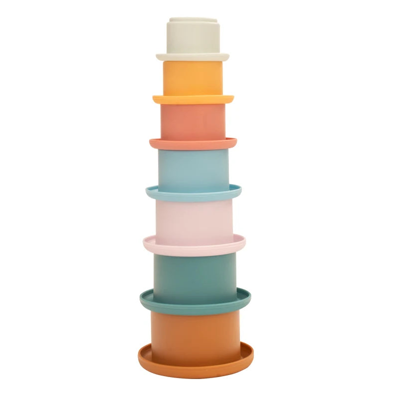 Baby Silicone Stacking Cups