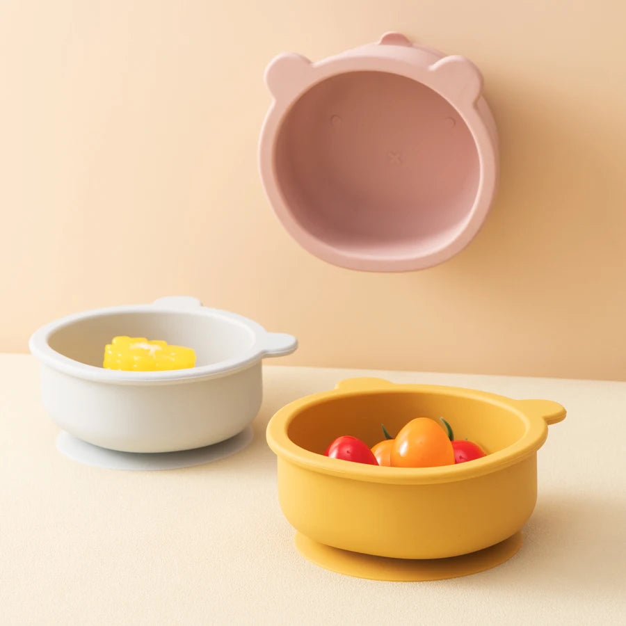 Silicone Baby Suction Bowl