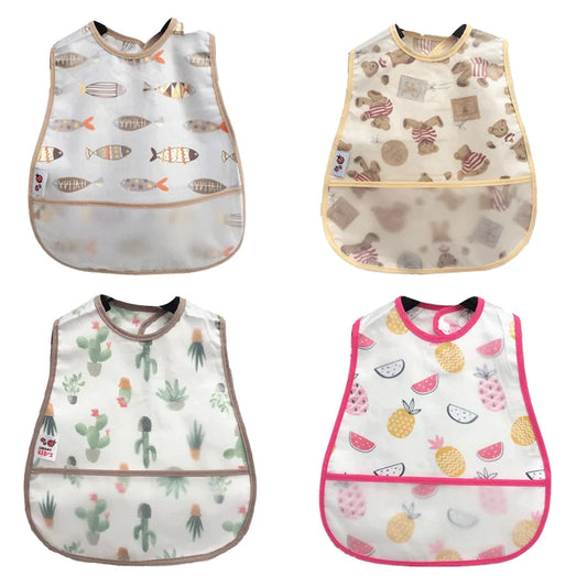 Cartoon Pattern Waterproof Bib