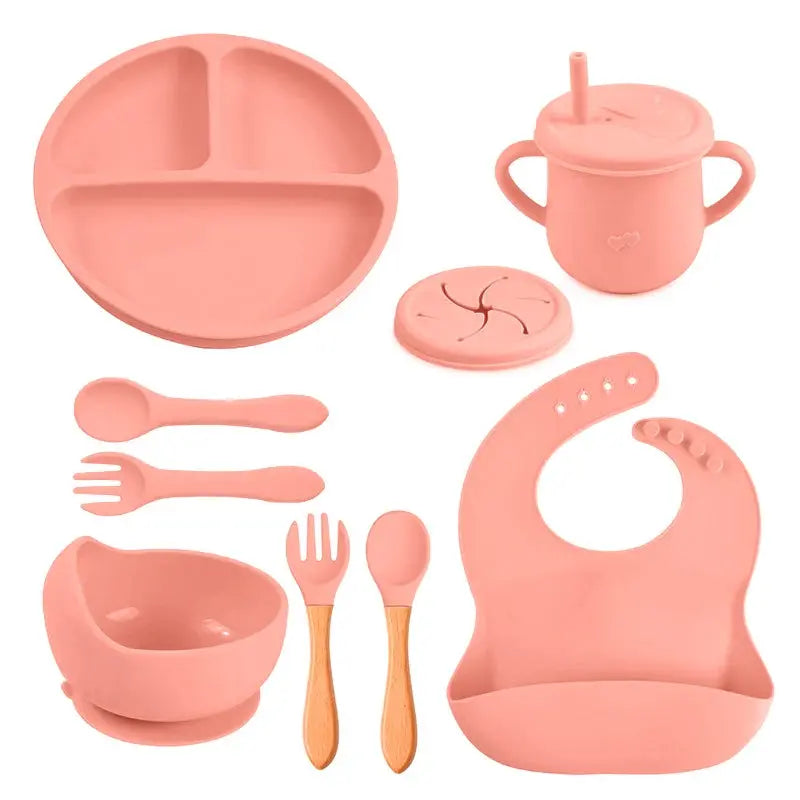 Silicone Baby Feeding Set, 8 Pcs My Store