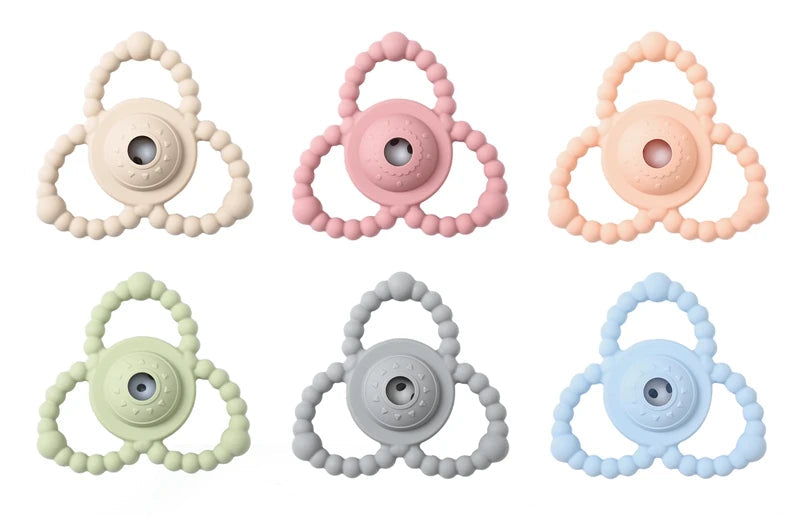 Baby Silicone Rattle Toy