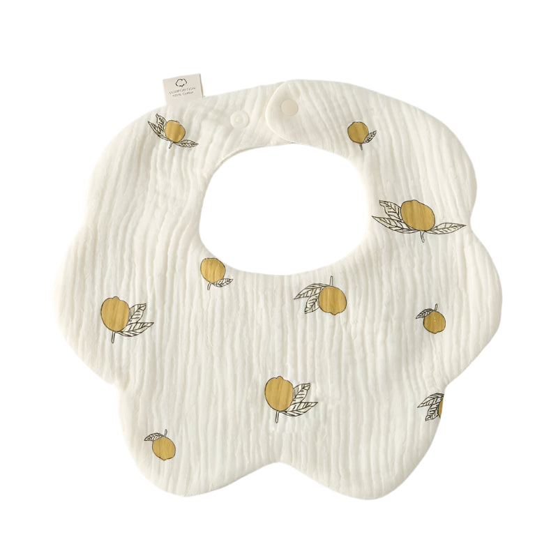 Newborn Baby Flower Shape Cloth Bib