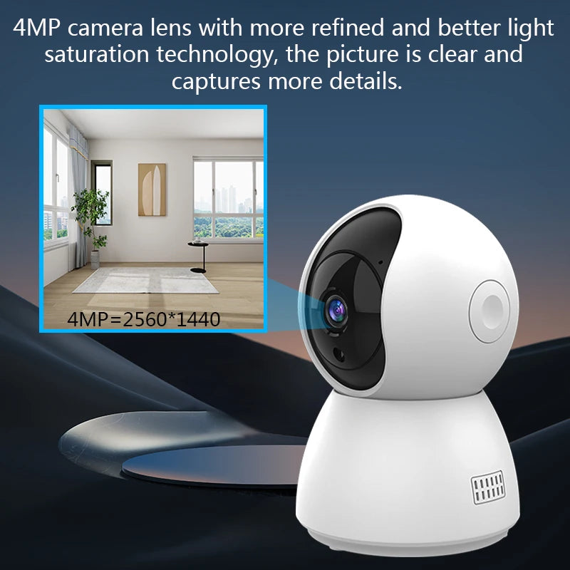 HD 4MP Tuya Smart Mini WiFi IP Baby Monitor