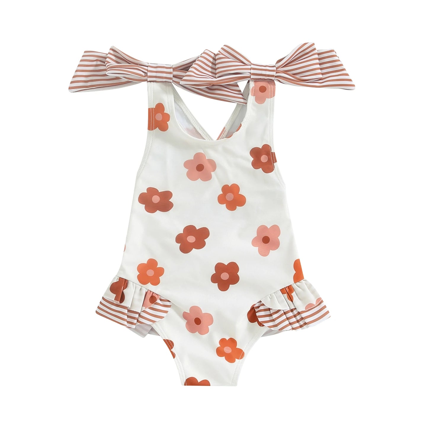 Baby & Toddler Girl Flower Swimsuit