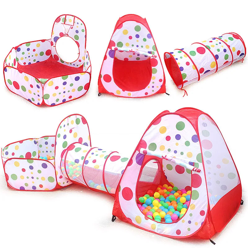 3in1 Children's Ball Pool Playpen With a Tent