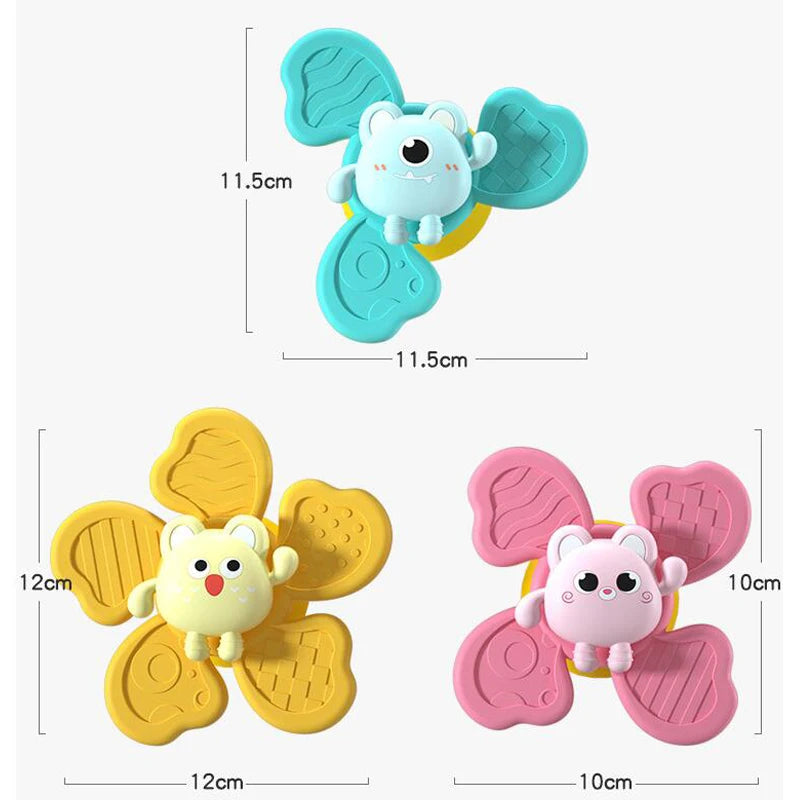 Baby Suction Spinner Bath Toy