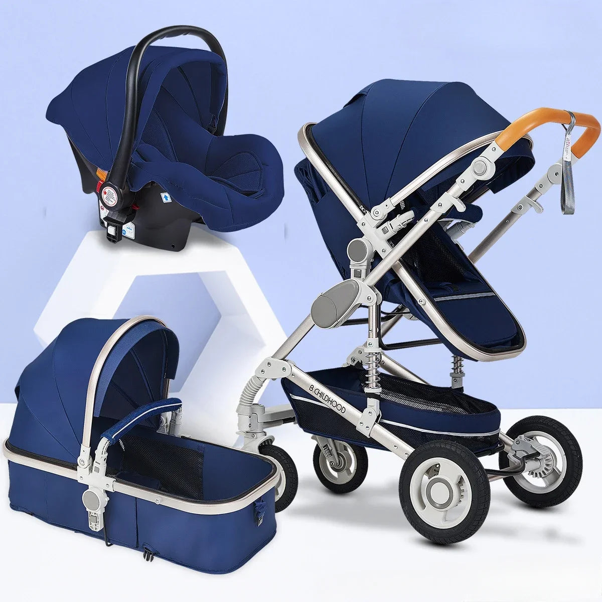 3 in 1 Multifunctional Baby Stroller