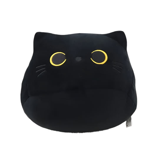 Black Cat Soft Plush Pillow Doll