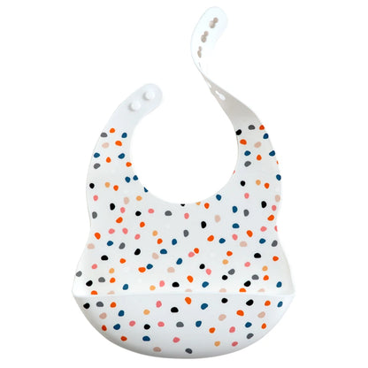 Cartoon Printed Waterproof Soft Baby Silicone Bib