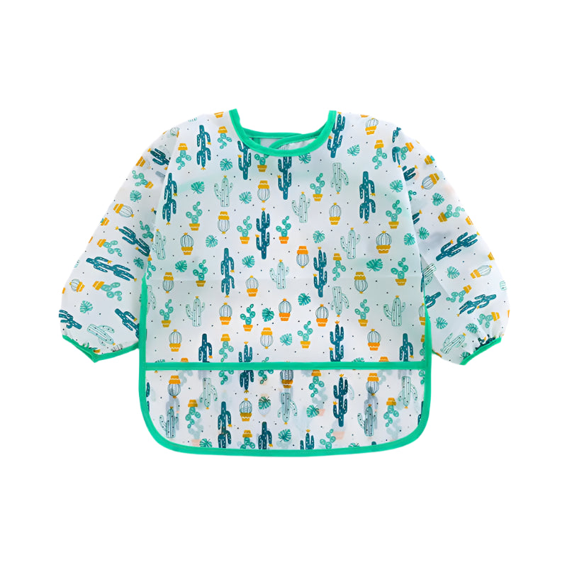 Cartoon Long Sleeve Bib